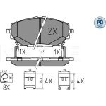 Bremsbelagsatz, Scheibenbremse 025 227 8218/PD Bremsbelagsatz, Scheibenbremse 025 227 8218/PD