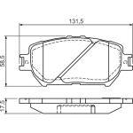 0 986 494 363 Bosch Bremsbelagsatz 0 986 494 363