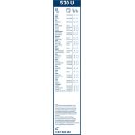 Bosch Wischerblatt 530U 3397004584 Bosch Wischerblatt 530U 3397004584