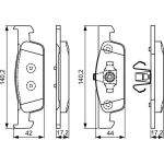 0 986 495 334 Bosch Bremsbelagsatz 0 986 495 334 0 986 495 334 Bosch Bremsbelagsatz 0 986 495 334
