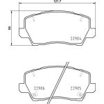 BREMBO Bremsklötze VA P 30 114 BREMBO Bremsklötze VA P 30 114