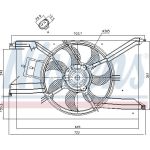 Nissens Kühlerlüfter PKW 85243 Nissens Kühlerlüfter PKW 85243