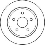99 482 000 Bremsscheibe HA DF4178 99 482 000 Bremsscheibe HA DF4178