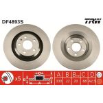 Bremsscheibe Vw T. A6 Allroad 06 DF4893S Bremsscheibe Vw T. A6 Allroad 06 DF4893S