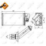 Wärmetauscher, Innenraumheizung 50577 Wärmetauscher, Innenraumheizung 50577