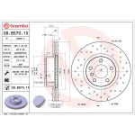 Bremsscheibe VA Xtra 09.B570.1X Bremsscheibe VA Xtra 09.B570.1X