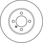 Bremsscheibe Bmw P. E30 86-93 DF2550 Bremsscheibe Bmw P. E30 86-93 DF2550