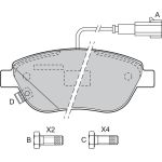 VALEO Bremsbeläge 598427 VALEO Bremsbeläge 598427