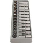 Satz Steckschlüsseleinsätze 1/2 24-Teilig, Modul 1/3 4248 Satz Steckschlüsseleinsätze 1/2 24-Teilig, Modul 1/3 4248