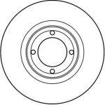 TRW Bremsscheibe DF2613 TRW Bremsscheibe DF2613