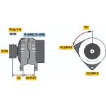Lichtmaschine 0 986 042 091 Lichtmaschine 0 986 042 091