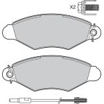 Valeo Bremsbelagsatz 598726 Valeo Bremsbelagsatz 598726