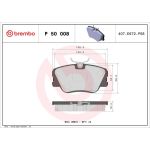 BREMBO Bremsklötze VA P 50 008 BREMBO Bremsklötze VA P 50 008