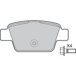 VALEO Bremsbeläge 598633 VALEO Bremsbeläge 598633