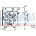Nissens Kühlerlüfter PKW 85166 Nissens Kühlerlüfter PKW 85166
