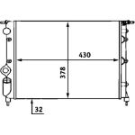 MAHLE Kühler, Motorkühlung CR 476 000S MAHLE Kühler, Motorkühlung CR 476 000S