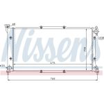 Nissens Wasserkühler PKW 67701