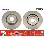 Bremsscheibe Fiat P. Stilo/Mare ( Brembo ) DF2566 Bremsscheibe Fiat P. Stilo/Mare ( Brembo ) DF2566
