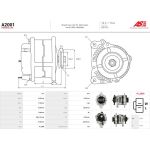 A2001 AS-PL Lichtmaschine (Generator) A2001