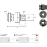 FREILAUFGETRIEBE, STARTER SD5020P FREILAUFGETRIEBE, STARTER SD5020P