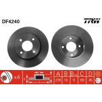 85 482 025 Bremsscheibe HA DF4240 85 482 025 Bremsscheibe HA DF4240