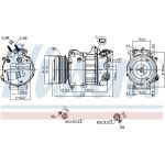 Nissens Klimakompressor PKW 890585 Nissens Klimakompressor PKW 890585