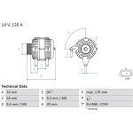 Lichtmaschine 0 986 084 100 Lichtmaschine 0 986 084 100