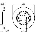 Bosch Bremsscheibe Vorderachse 0 986 478 265 Bosch Bremsscheibe Vorderachse 0 986 478 265