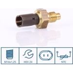 NISSENS Sensor, Kühlmitteltemperatur 207075 NISSENS Sensor, Kühlmitteltemperatur 207075