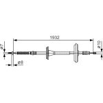Handbremsseil 1987482021 Handbremsseil 1987482021