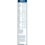 Bosch Wischerblatt U340 3397004578 Bosch Wischerblatt U340 3397004578
