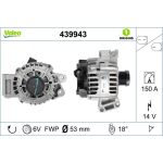 Valeo Lichtmaschine 439943 Valeo Lichtmaschine 439943