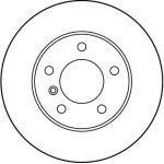 Bremsscheibe Bmw T. E36 90 DF1539 Bremsscheibe Bmw T. E36 90 DF1539