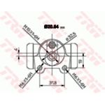 TRW Bremsrolle BWF252 TRW Bremsrolle BWF252