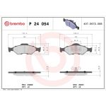 BREMBO Bremsklötze VA P 24 054 BREMBO Bremsklötze VA P 24 054