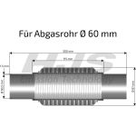 Flexrohr, Abgasanlage 83 00 8550