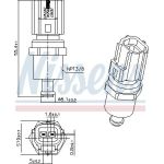 Nissens Kühlmitteltemperatursensor 207057 Nissens Kühlmitteltemperatursensor 207057