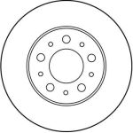 TRW Bremsscheibe DF1689 TRW Bremsscheibe DF1689