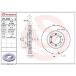 Brembo Bremsscheibe Vorderachse 09.E537.10