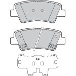 Valeo Bremsbelagsatz 601139 Valeo Bremsbelagsatz 601139