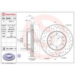 Bremsscheibe VA 09.B461.1X