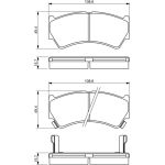 Bosch Bremsbelagsatz 0 986 494 234 Bosch Bremsbelagsatz 0 986 494 234