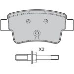 Valeo Bremsbelagsatz 598722 Valeo Bremsbelagsatz 598722