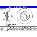 Bremsscheibe Vw P. Caddy/Golf/Passat/Vento 1.4-1.8/1.9D 88-04 24.0113-0178.1 Bremsscheibe Vw P. Caddy/Golf/Passat/Vento 1.4-1.8/1.9D 88-04 24.0113-0178.1