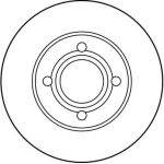 TRW Bremsscheibe DF1531 TRW Bremsscheibe DF1531