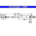 ATE Bremsschlauch 24.5144-0480.3