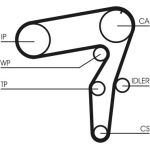 Continental CTAM Timing-Kit CT968WP1 Continental CTAM Timing-Kit CT968WP1