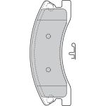 Valeo Bremsbelagsatz 598833 Valeo Bremsbelagsatz 598833