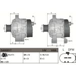DENSO Generator DAN3017 DENSO Generator DAN3017