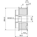 Generatorfreilauf 588107 Generatorfreilauf 588107